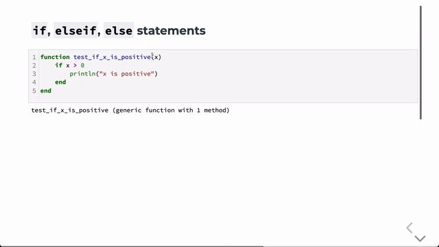 Julia Conditionals and Flow Control смотреть онлайн