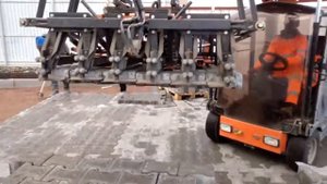 Optimas H88 машинная укладка тротуарной плитки