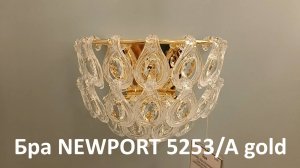 Бра NEWPORT 5253/A gold