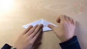 Чайка из бумаги в технике оригами