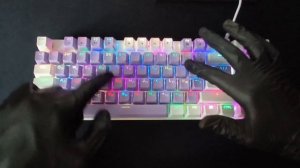 Демонстрация режимов подсветки клавиатуры DEXP Widow PRO