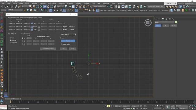 Lesson 15 - 3DS Max - Total Beginners - Intro To Array Tool