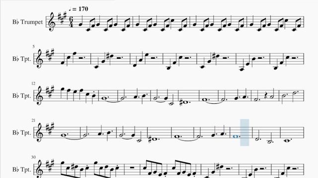 Trumpet Sheet Music: How to play Greenpath (Hollow Knight) by Christopher Larkin смотреть онлайн