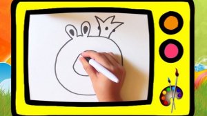 Как нарисовать короля свиней из Angry birds. Оживающие рисунки