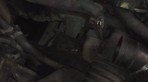 Проверка наличия катализатора и замена подушки двигателя на Mercedes-Benz w163 ML270