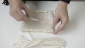 Как связать бахрому - Проект Вязаное Пончо 5