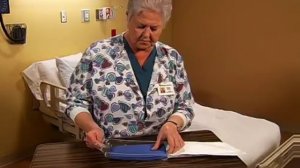 накрытие стерильного стола (на русском языке)