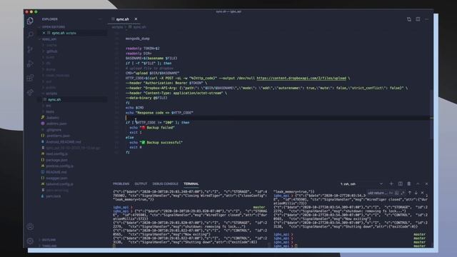 Automatically Backup a MongoDB Database to DropBox using Bash Scripting смотреть онлайн