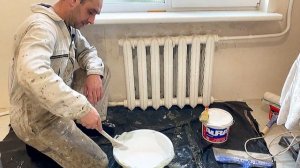 Радиатор покраска водоэмульсиеей с добавками.
