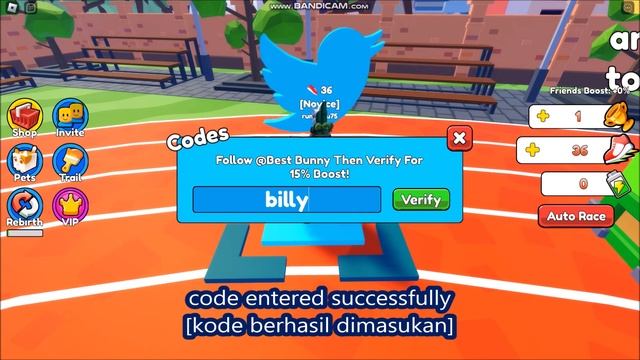 *CODES* [BILLY RUN] RunStar Simulator ROBLOX | SEPTEMBER 4, 2023