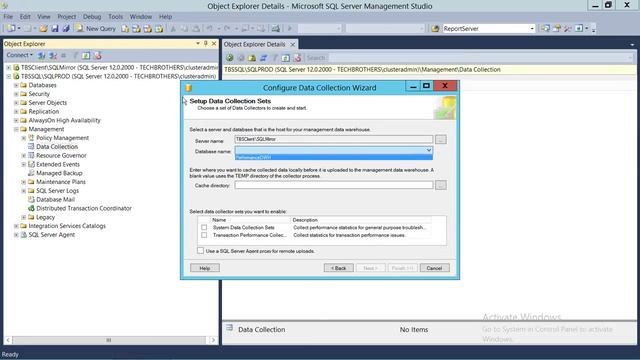SQL Server DBA Tutorial 95-How to Configure Data Collection in SQL Server