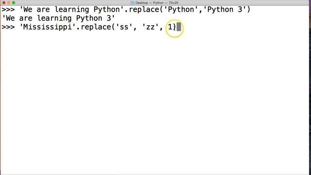 Python Replace String Method смотреть онлайн