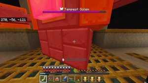 Minecraft Dungeons Addon } Tempest Golem Boss Fight Minecraft