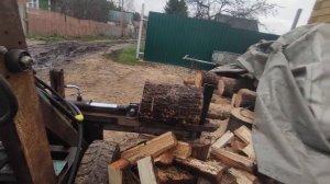 дровокол на минипогрузчик это просто