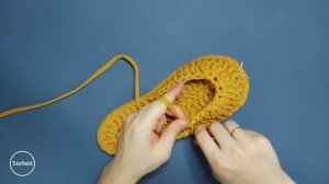 Как связать ВЕРХ ТАПОЧЕК крючком?