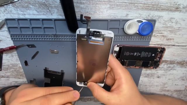 iPhone 6s замена дисплея, ремонт iPhone смотреть онлайн