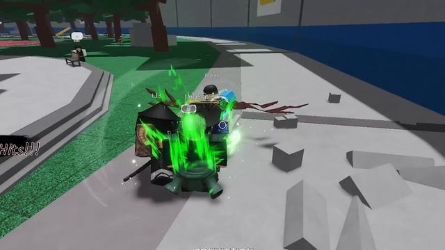 TROLLING as ZORO in Heroes Battlegrounds (ROBLOX) смотреть онлайн