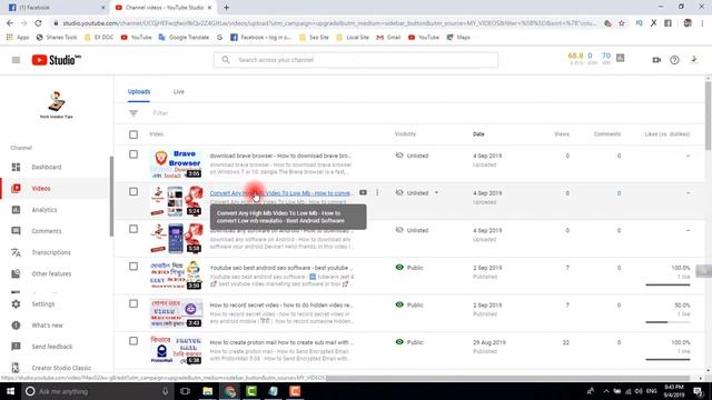 Thumbnail upload Problem Solved   Unexpected end of JSON input From YouTube Thumbnail 2019