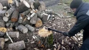 Лучший топор для ежедневной колки дров - FISKARS !