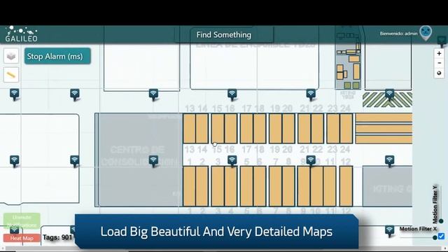 Galileo RTLS Andromeda OS (UWB RTLS Software Platform) смотреть онлайн