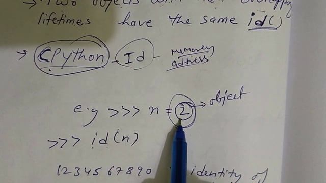 id() Function in Python || Class 11 IP & CS CBSE