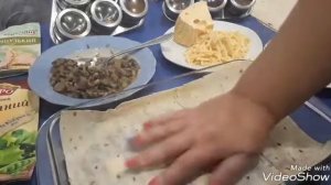 Закусочный тортик из лаваша.