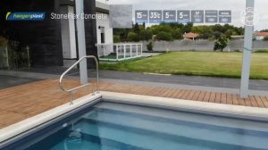 Обзор ПВХ пленки Haogenplast StoneFlex Concrete (alexstroy.su / 4pools.ru)