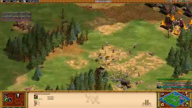Эпоха Империй 2 (Age of Empires 2). Гайд на китайцев на карте "Кочевник". смотреть онлайн