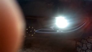 Мерцает диодная фара