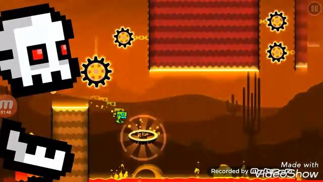 НОВАЯ ВЕРСИЯ GEOMETRY DASH ?! Прохождение первого уровня-PRESS START в GEOMETRY DASH SUBZERO смотреть онлайн