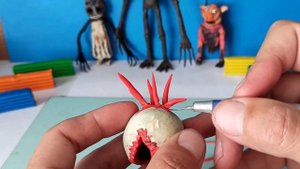 Лепка из пластилина Глаз Ктулху из Террарии / Видео лепка / Eye of Cthulhu