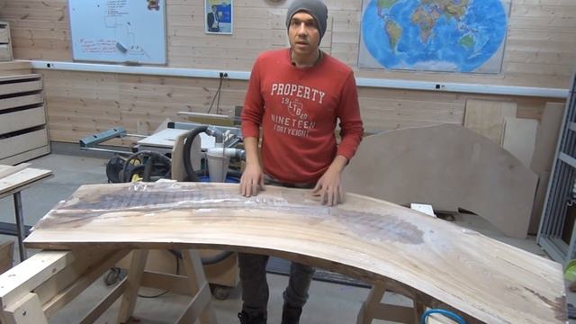 DIY Стол из слэба карагача с беспроводной зарядкой для мобильного телефона