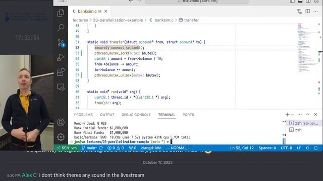 Parallelization Example (2023 Fall ECE 344 Section 3) смотреть онлайн