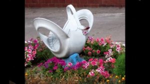 Фото лебедь из шины, лебедь из покрышки своими руками. 40 вариантов