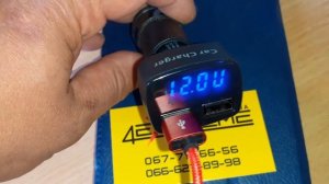 ЮСБ зарядка с вольтметром, амперметром, термометром