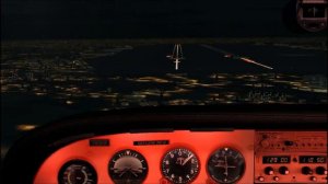 Посадка в Шереметьево на Cessna R182