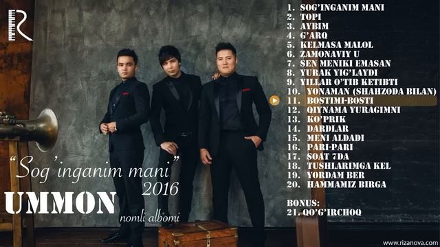 Ummon - Sog'inganim mani nomli albom dasturi 2016 смотреть онлайн