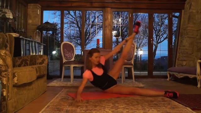 Упражнения для бедер, ног, против жира внутри и снаружи. смотреть онлайн