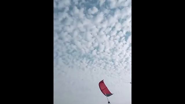 DYI pocket hydrofoil board Cabrinha and Airush Ultra 12M pov