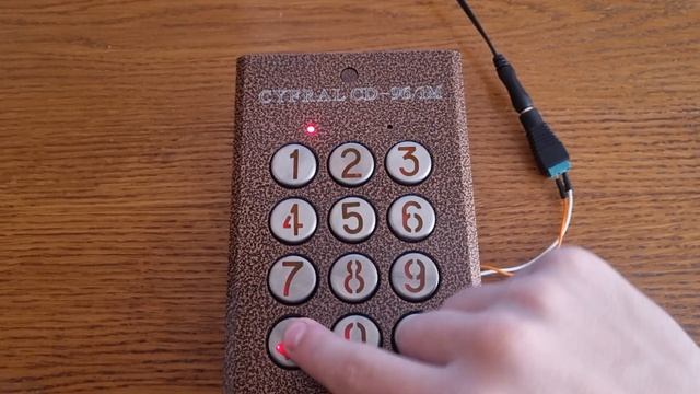 Звуки кодовой панели Cyfral CD-961M