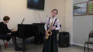 "Ария" И.С.Бах исполняет Сафронова Эльвира (сольный концерт). Саксофон