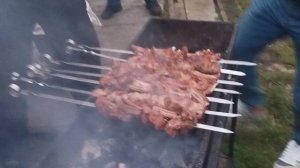 узбекиский уличная еда шашлык