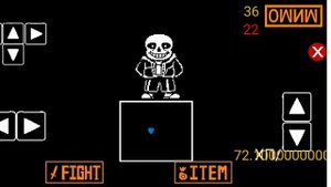обзор моей игры в pocket code "SANS BATTLE 1vs1" - 1 часть