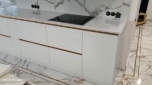Мраморная столешница из искусственного камня Grandex M-712 Stylish Moon Marble Ocean