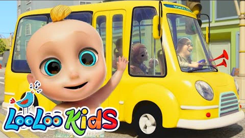 ЛуЛу Кидс | LooLoo Kids | Колеса Автобуса | Wheels On The Bus | Мультфильм для детей