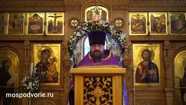 Проповедь протоиерея Игоря Белова в праздник Воздвижения Креста Господня смотреть онлайн