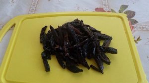 Постный салат с чечевицей и свеклой