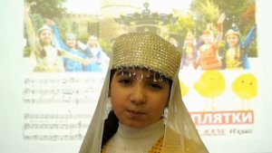 Группа В - 10-12 лет, "Джуджалярим Цып, цып, мои цыплятки", исп. Бабаева Жале, СШ №8