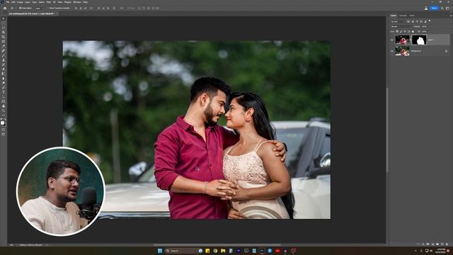 Pre wedding Photo Editing in Camera Raw Filter 15.5 with Free moody presets смотреть онлайн