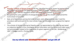 [H+E] L-2 - Unit 9 - Geo Tec| Stream ordering by Gravelius, Horton, Strahler & Shreve | By Ankit Si